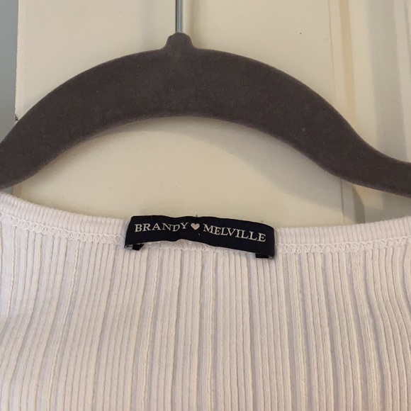 Brandy Melville button up cropped top - Picture 2 of 4